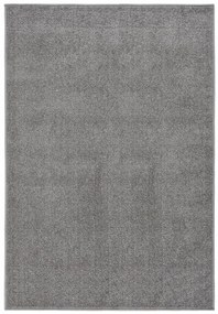 vidaXL Tapete de pelo curto 200x290 cm cinzento