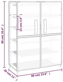 Sapateira Olival de 90 cm em Tecido - Preto - Design Moderno