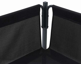 Conjunto de Sofá de Jardim 12 pcs Cinzento-escuro Aço