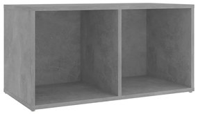 Móveis de TV 4 pcs derivados de madeira cinzento cimento