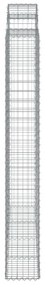 Cestos gabião arqueados 9pcs 200x30x220/240cm ferro galvanizado