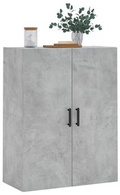 Armário de parede 69,5x34x90 cm cinzento cimento