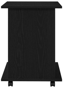 Gabinete Móvel vidaXL Preto Carvalho 60x45x55 cm em Madeira Derivada
