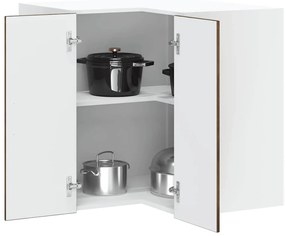 vidaXL Armário canto parede cozinha Lucca madeira carvalho fumado
