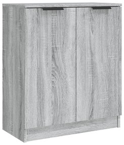 3 pcs aparadores derivados de madeira sonama cinzento