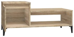 Mesa de centro 100x50x45 cm derivados madeira carvalho sonoma