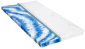 282784 vidaXL Sobrecolchão 100x200 cm espuma de gel 7 cm