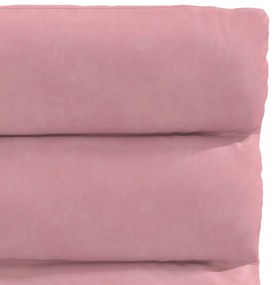 Cadeiras de jantar 2 pcs veludo rosa