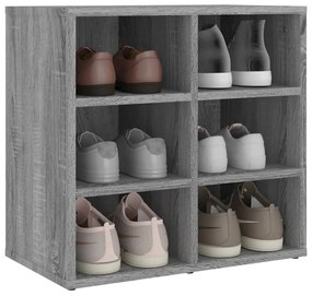 Sapateira 52,5x30x50 cm sonoma cinzento