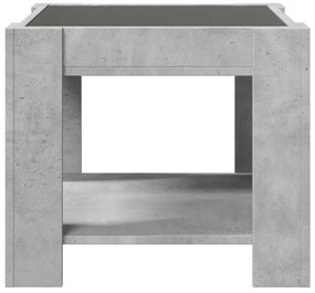 Mesa de centro c/ LEDs 53x53x45 derivados de madeira