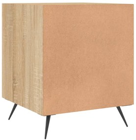 Mesa cabeceira 40x40x50 cm derivados de madeira carvalho sonoma