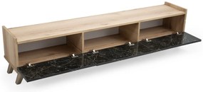 Unidade TV Sumer – Carvalho e Mármore – 178x34,6x44,8 cm