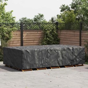 vidaXL Capa para móveis de exterior Preto 305 x 190 x 85 cm 210D