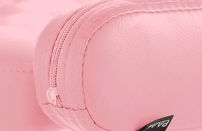 Banco de bar Dublin de couro sintético Rosa