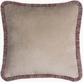 Almofada decorativa em veludo artesanal Happy