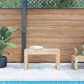 vidaXL Banco de jardim 80x38x45 cm madeira de pinho maciça