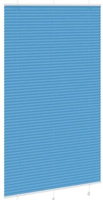 Plissado Cego Azul 115x200 cm Largura Tecido 114,4 cm Poliéster