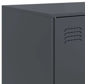 Aparador 67x39x107 cm aço antracite