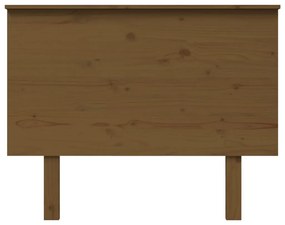 Cabeceira de cama 104x6x82,5 cm pinho maciço castanho mel