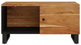 Mesa de centro 80x50x40 madeira de acácia maciça/deriv. madeira