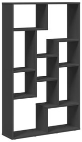 Estante 72x20x120 cm derivados de madeira preto