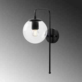Candeeiro de Parede Viran – Preto – 15 x 28 x 43 cm