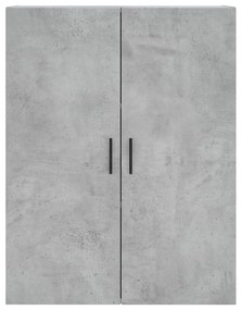 Armário alto 69,5x34x180 cm derivados de madeira cinza cimento