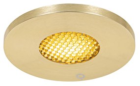 Foco embutido moderno para casa de banho dourado IP54 - Shed Honey