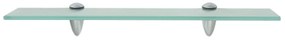 Prateleiras flutuantes 2 pcs vidro 50x20 cm 8 mm