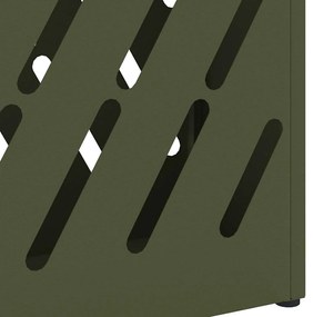 Suporte de Guarda-chuva Verde-Azeitona da - 28x12x41 cm em Aço