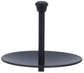 Bandeja de servir 3 níveis 36,5 cm preto mate