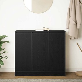 Aparador 85x34x76 cm derivados de madeira carvalho preto