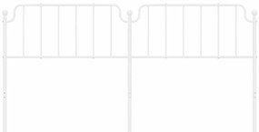 Cabeceira de cama 193 cm metal branco