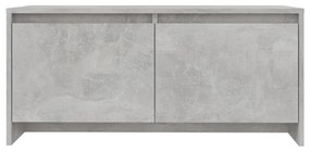 Mesa de centro 90x50x41,5 cm aglomerado cinzento cimento