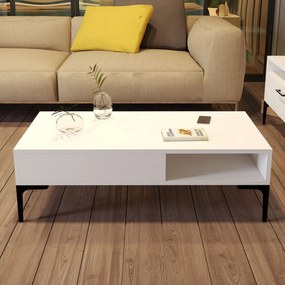 Mesa de Centro Istanbul – Branco – 105x32,6x60 cm