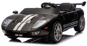Carro elétrico para Crianças 24V 4x4 Ford GT Rodas Espuma EVA, assento couro ecológico Preto