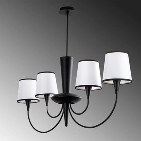 Candeeiro de Teto Pardo – Preto – 118 x 20 x 83 cm