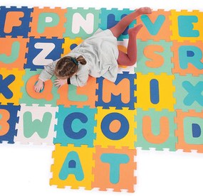 Tapete com 26 quadrados - LUDI multicolor