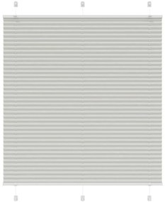 Plissado Cego Cinzento Luz 120x150 cm Largura Tecido 119,4cm