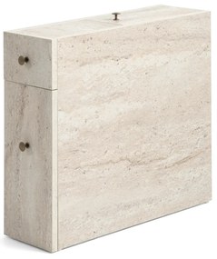 Armário de Casa de Banho Calencia – Travertino – 20x55x60 cm