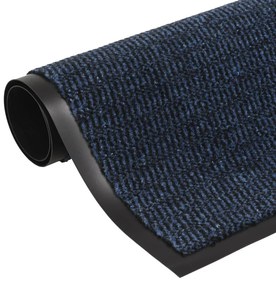 Tapete controlo de pó retangular tufado 80x120 cm azul