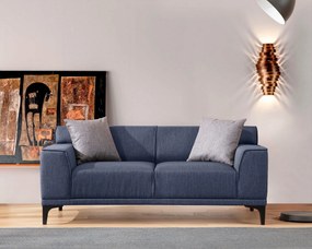 Sofá de 2 Lugares Petra – Azul – 165x87x86 cm
