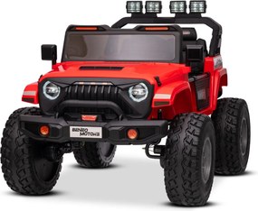 Jipe elétrico para crianças OFFRIDE 4x4 2 Lugares 24V bateria de litio, Rodas Grandes EVA com suspensão nas rodas traseiras, controlo remoto, luzes LE