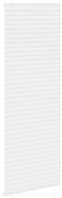Branco Plissada Cega 50x150 cm Largura Tecido 49,4 cm Poliéster