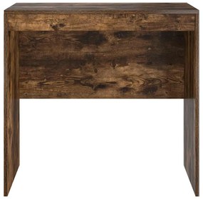 Mesa Carvalho Fumado 80x50x76 cm Madeira Engenharia