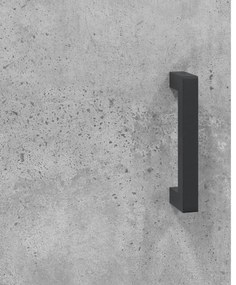 Aparador alto 69,5x31x115 cm derivados de madeira cinza-cimento