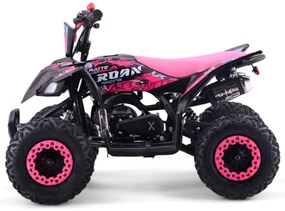MINI MOTO 4 GASOLINA PARA CRIANÇAS 49cc Roan Ratte R6 4.5cv ROSA