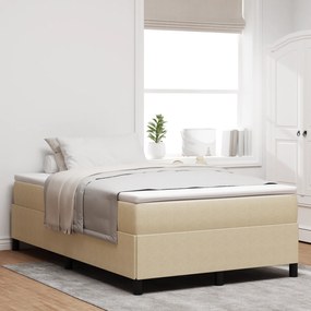 Cama vidaXL Verde Claro Cinza 120x200 cm Tecido Canelado