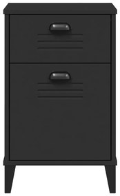 Mesa de cabeceira VIKEN derivados de madeira preto