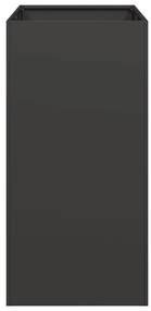 Vaso floreira 40x80x80 cm aço preto